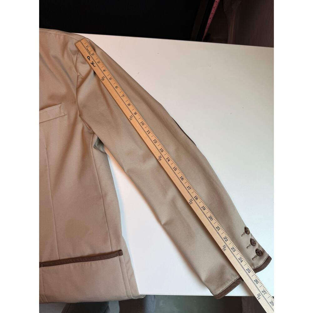 National Geographic Field Jacket Mens L Khaki Travel Safari Multi Pocket Blazer - Picture 15 of 16